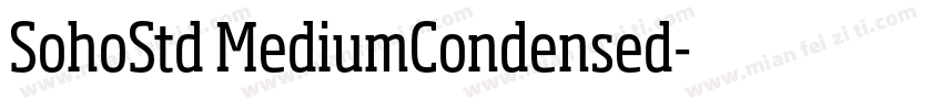 SohoStd MediumCondensed字体转换